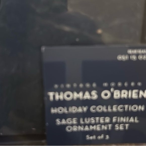 Thomas OBrien Mercury Glass Finial Ornaments - Picture 4 of 4